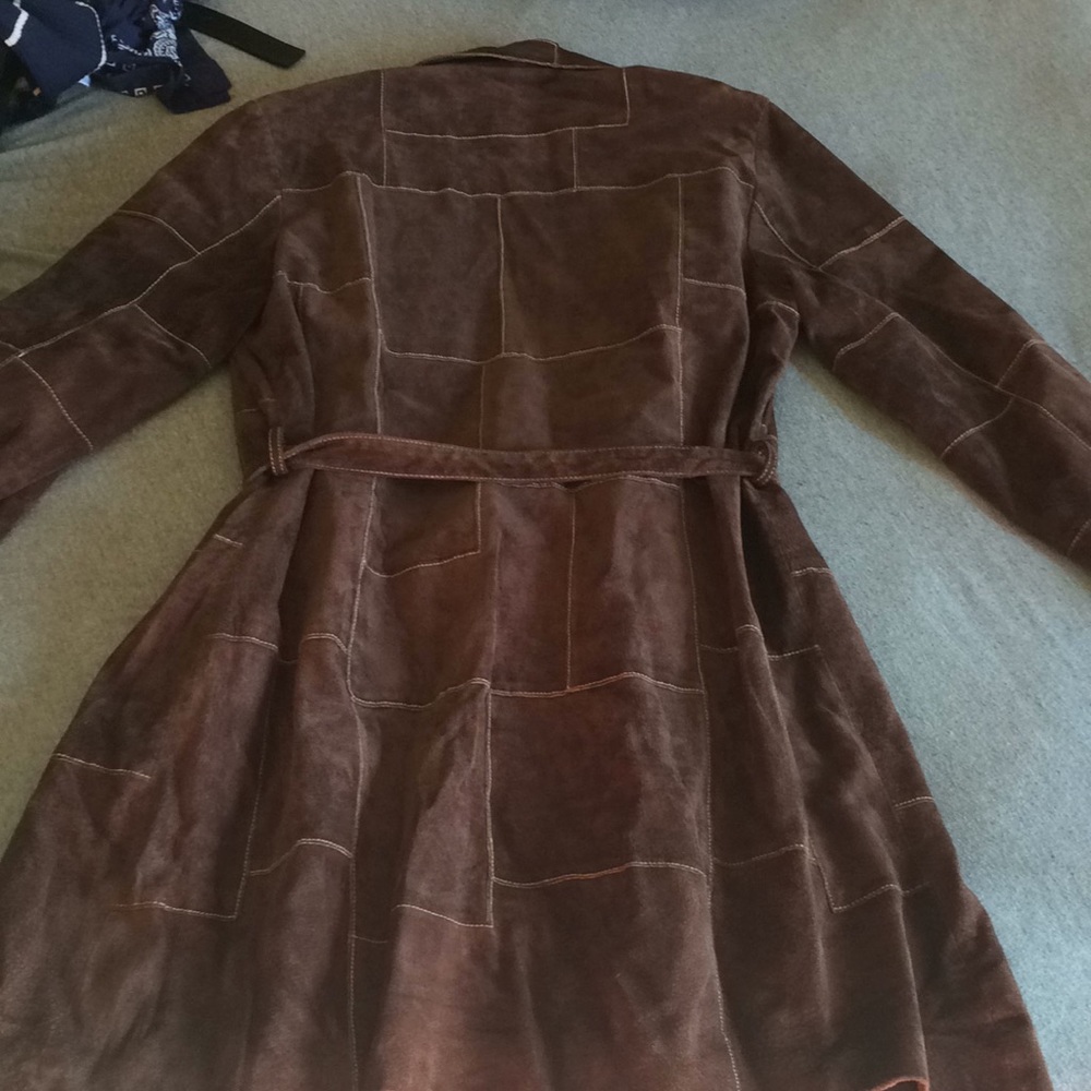 Authentic Leather Trench coat - Picture 5 of 7